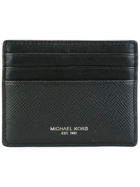 mens card holder michael kors|Michael Kors men's card wallet.